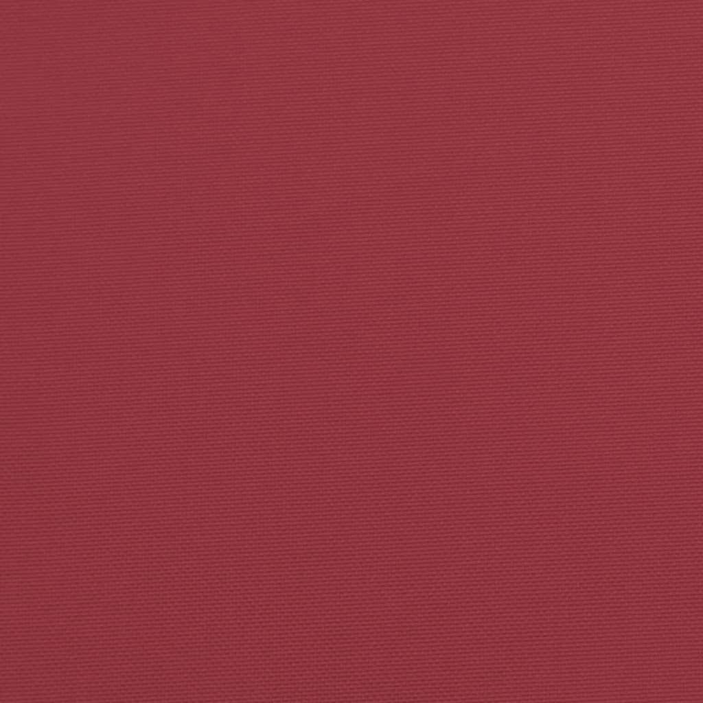 vidaXL Coussin de chaise de terrasse rouge bordeaux (75+105)x50x4 cm