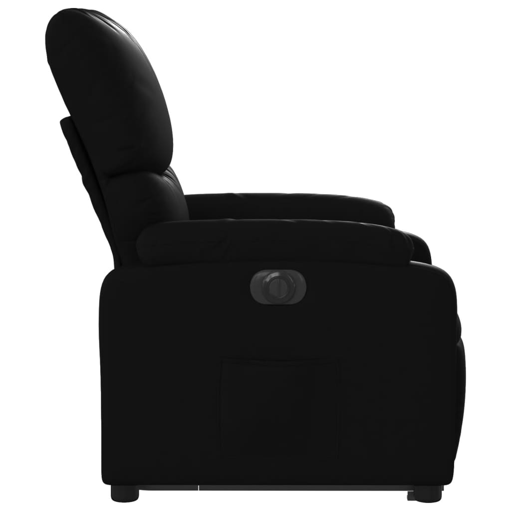 vidaXL Fauteuil inclinable électrique noir similicuir