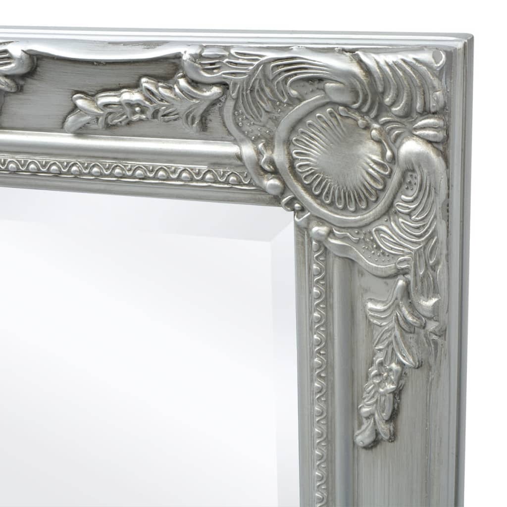 vidaXL Miroir mural style baroque 100x50 cm Argenté