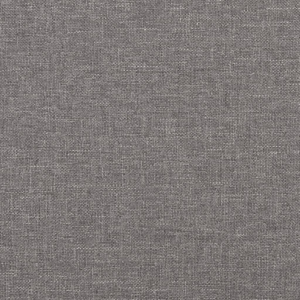 vidaXL Canapé à 2 places Gris clair 140 cm Tissu