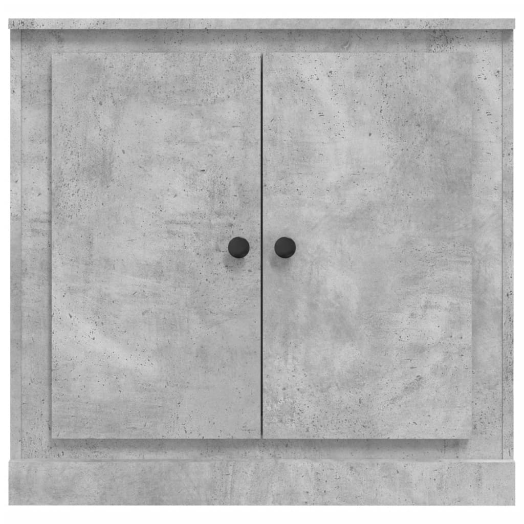 vidaXL Buffet gris béton 70x35,5x67,5 cm bois d'ingénierie