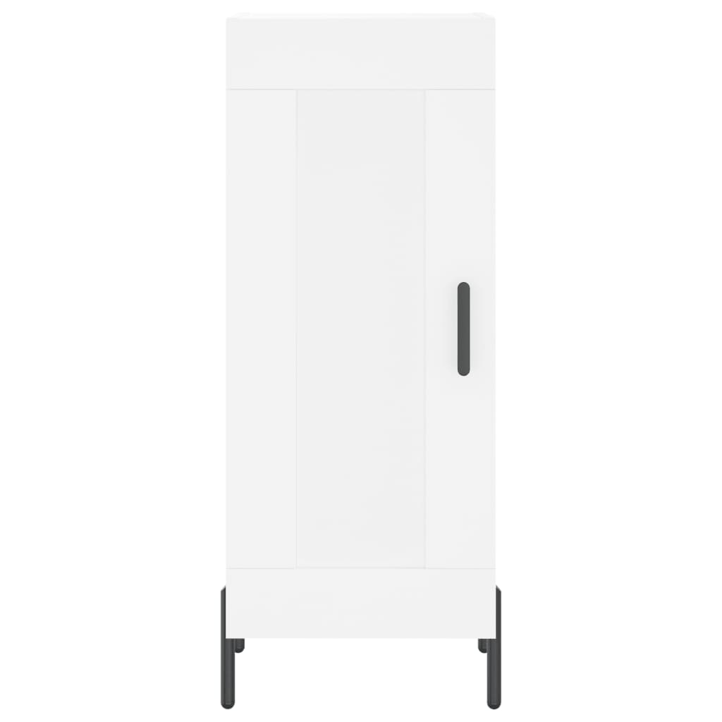 vidaXL Buffet blanc 34,5x34x90 cm bois d'ingénierie