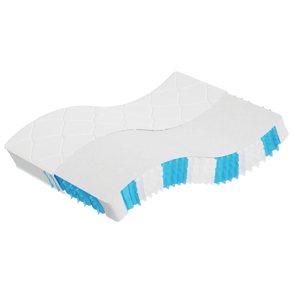 vidaXL Matelas à ressorts ensachés dureté moyenne 140x200 cm