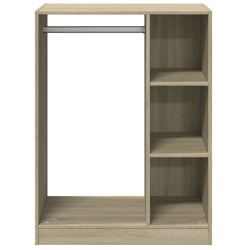 vidaXL Garde-robe chêne sonoma 77x48x102 cm bois d'ingénierie