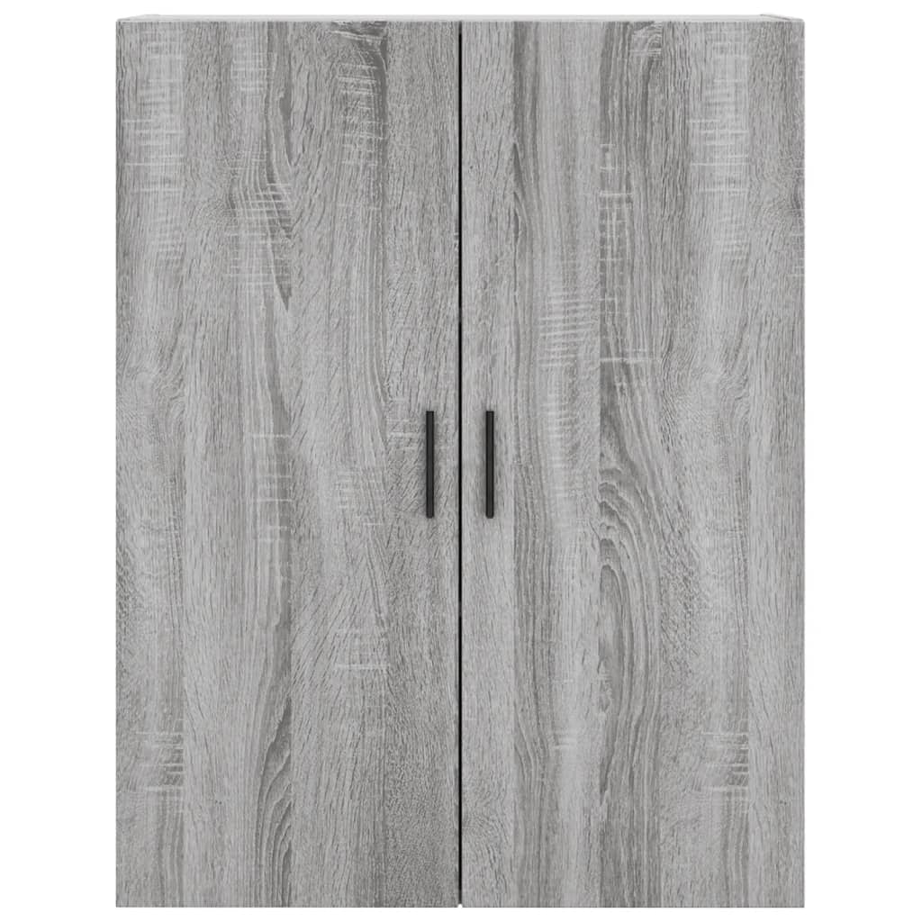 vidaXL Buffet haut Sonoma gris 69,5x34x180 cm Bois d'ingénierie