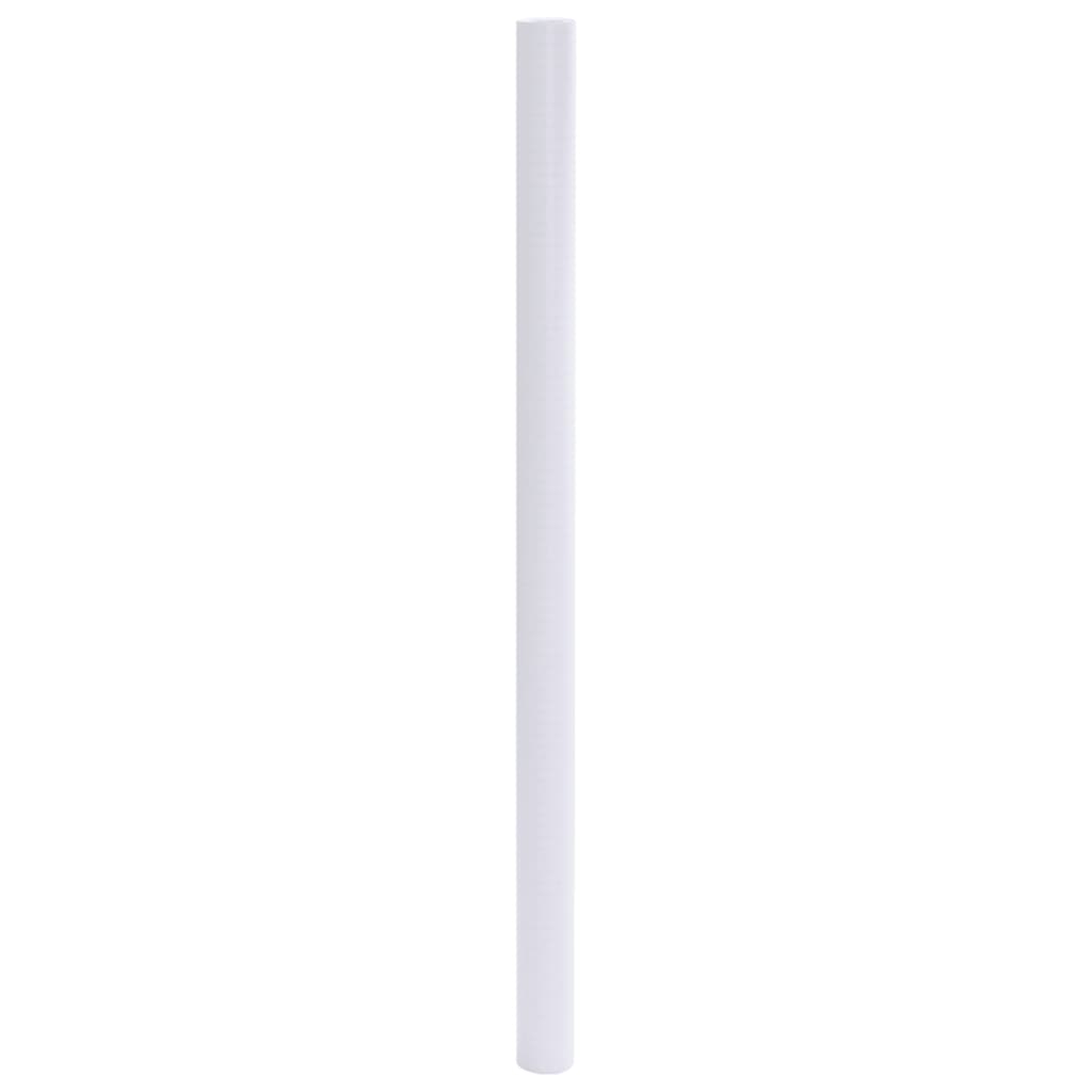 vidaXL Films pour fenêtre dépoli blanc PVC