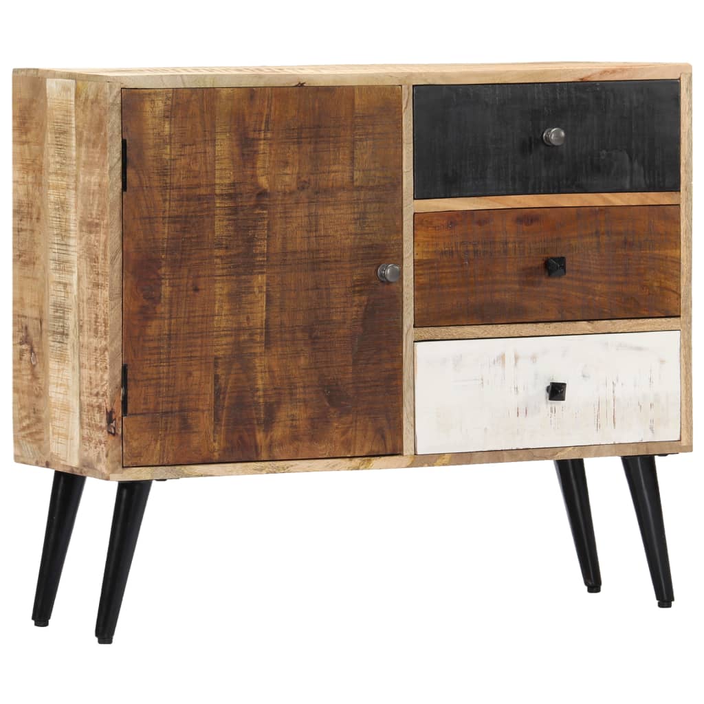 vidaXL Buffet 88x30x73 cm Bois de manguier massif