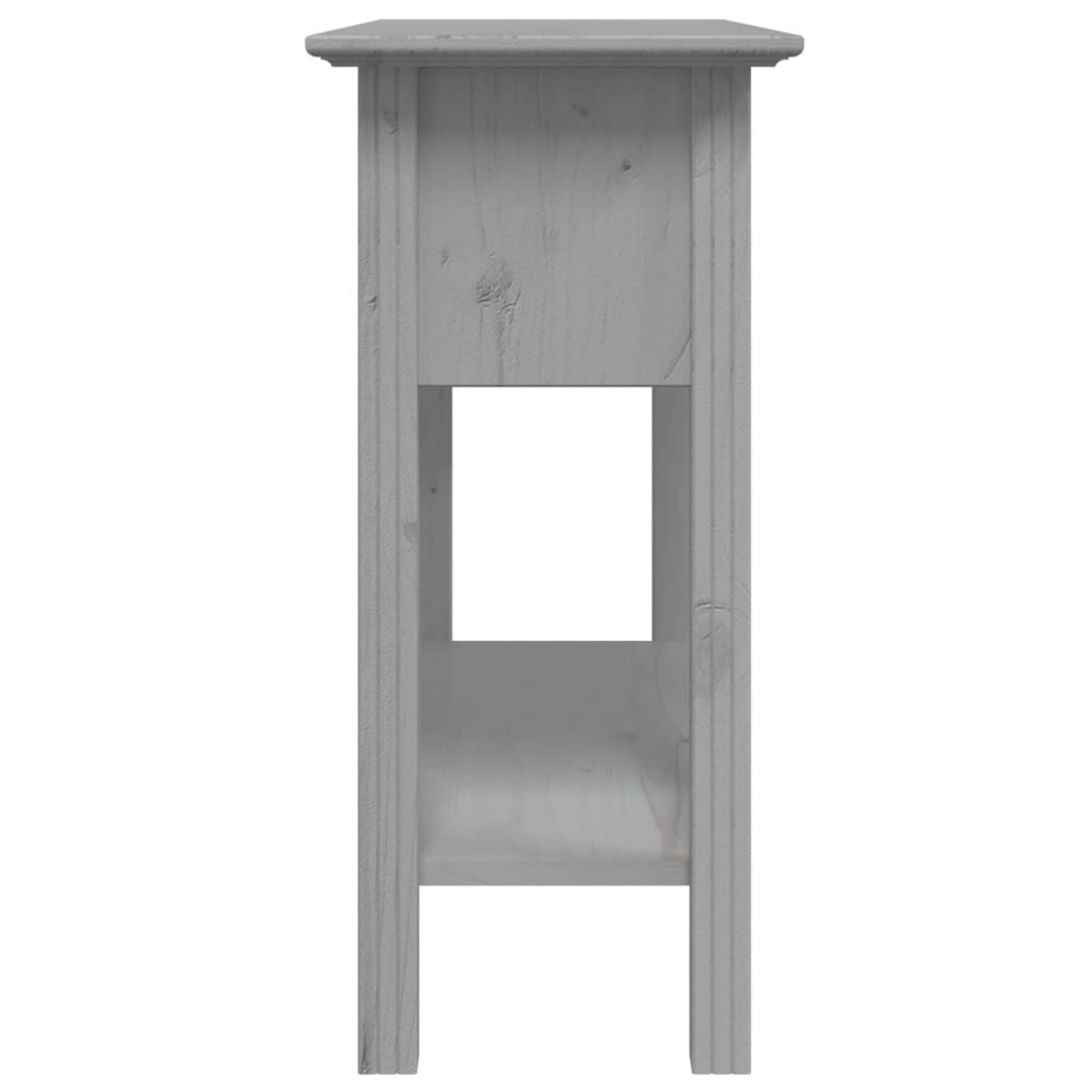 vidaXL Table console BODO gris 91x35x74 cm bois de pin massif