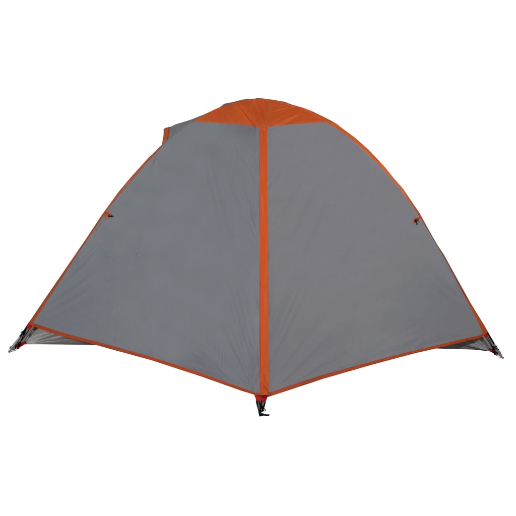 vidaXL Tente de camping à dôme 2 personnes orange imperméable