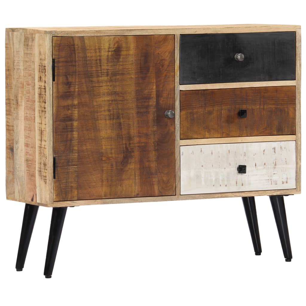 vidaXL Buffet 88x30x73 cm Bois de manguier massif