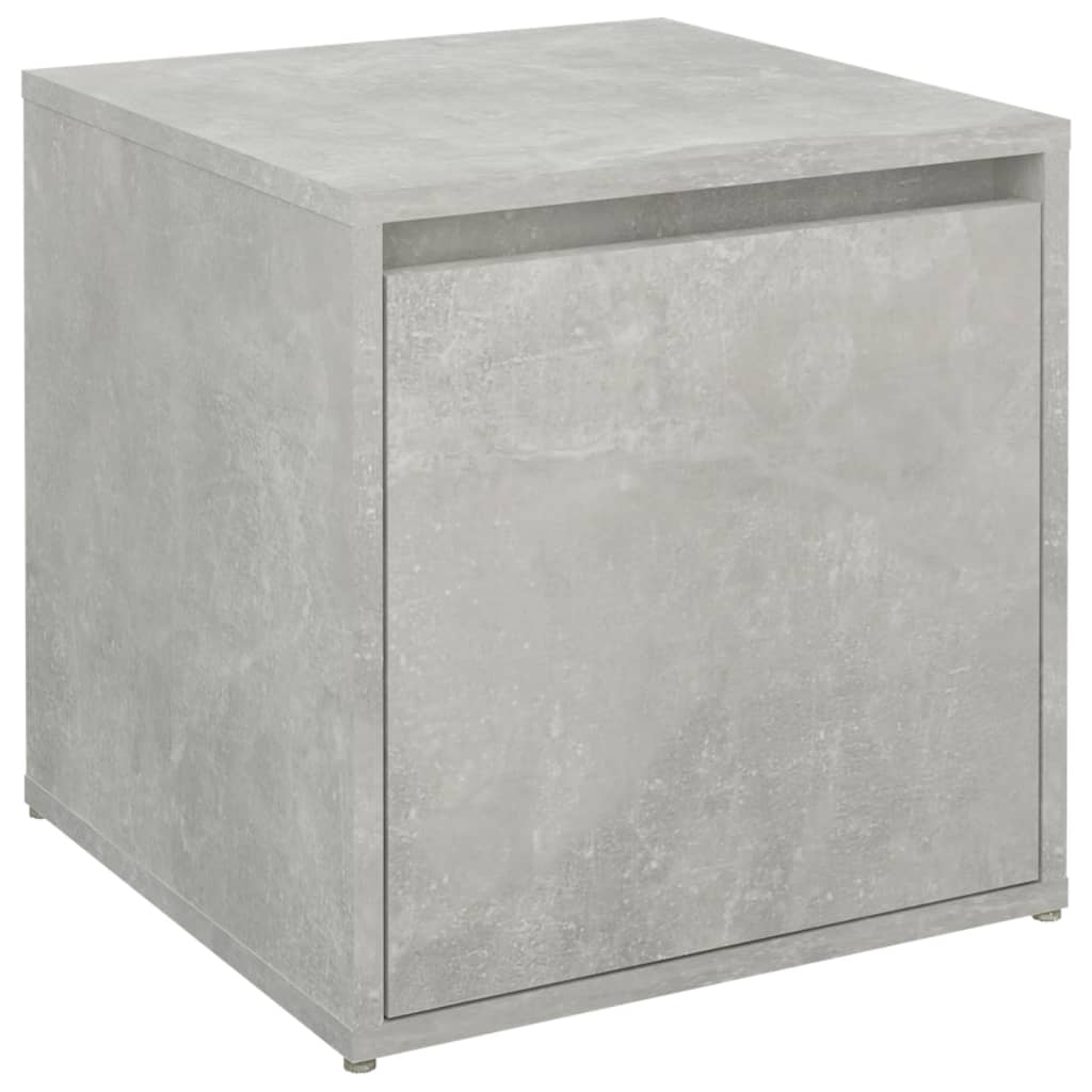 VidaXL Tiroir boîte Gris béton 40,5x40x40 cm Bois d'ingénierie