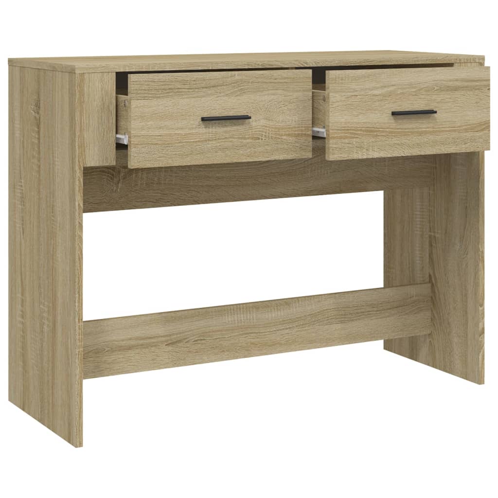 vidaXL Table console Chêne sonoma 100x39x75 cm Bois d'ingénierie