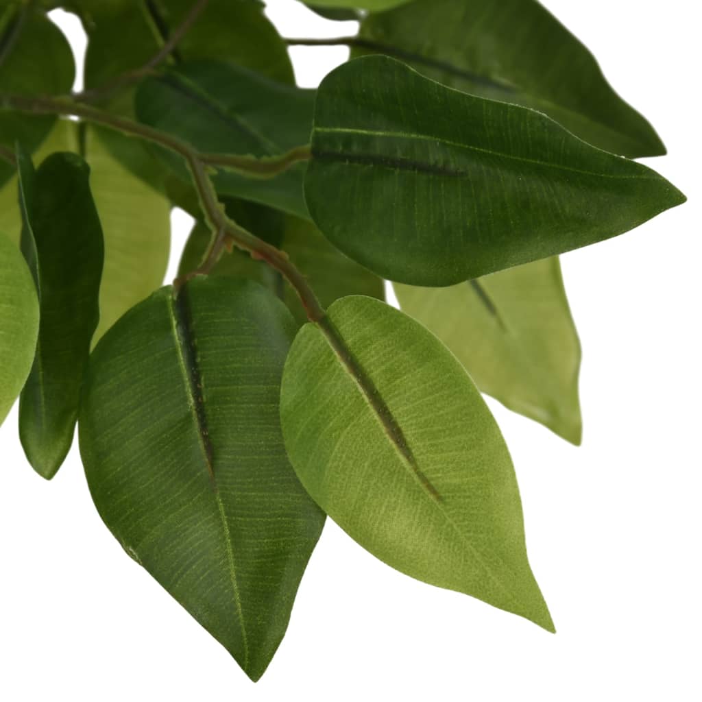 vidaXL Ficus artificiel 1260 feuilles 200 cm vert