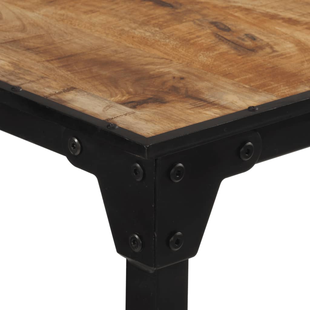 vidaXL Table de bar 60x55x107 cm bois de manguier massif brut
