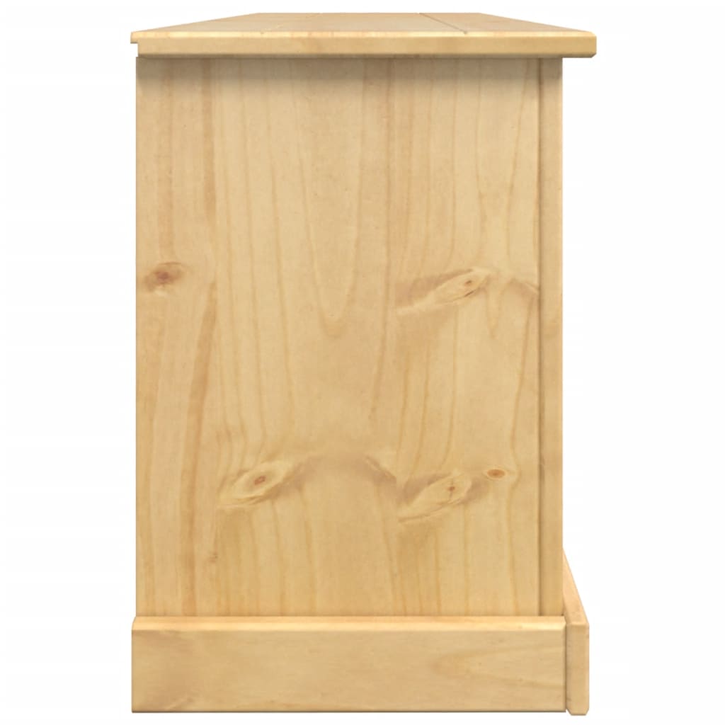 vidaXL Armoire à chaussures Corona 99x32x47 cm bois de pin massif