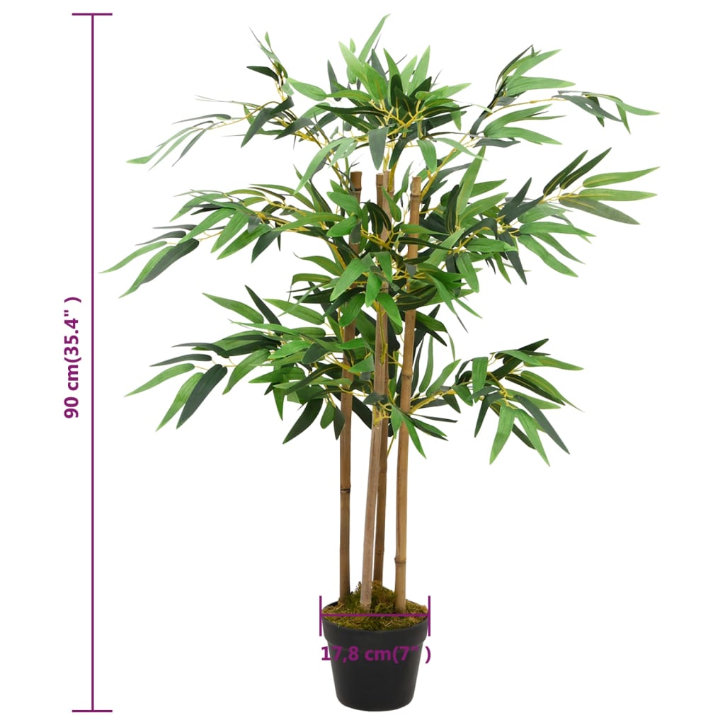 vidaXL Plante artificielle avec pot Bambou Twiggy 90 cm