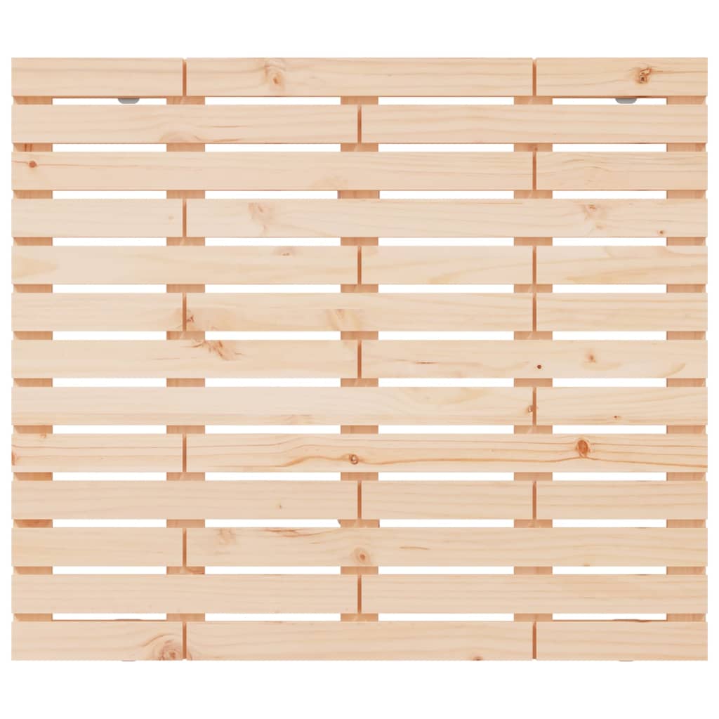 vidaXL Tête de lit murale 126x3x91,5 cm Bois massif de pin