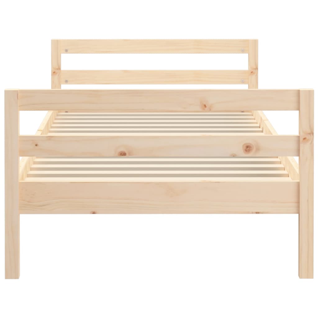 vidaXL Cadre de lit sans matelas 80x200 cm bois massif de pin