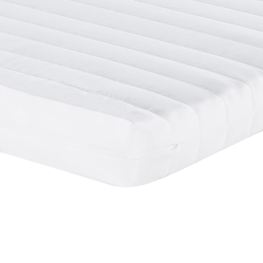 vidaXL Lit de jour avec gigogne et matelas gris clair 90x200cm velours