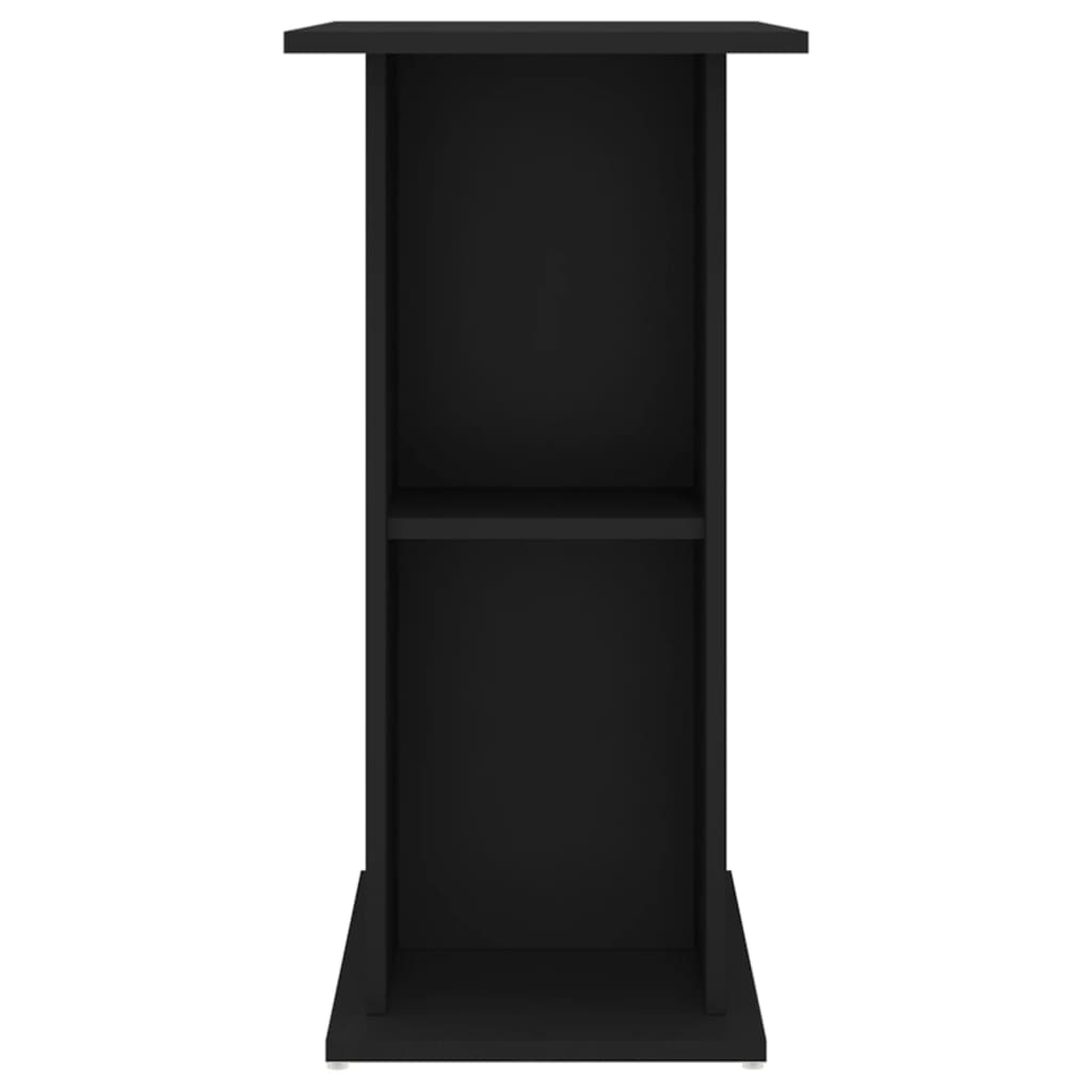 vidaXL Support pour aquarium noir 75x36x72,5 cm bois d'ingénierie