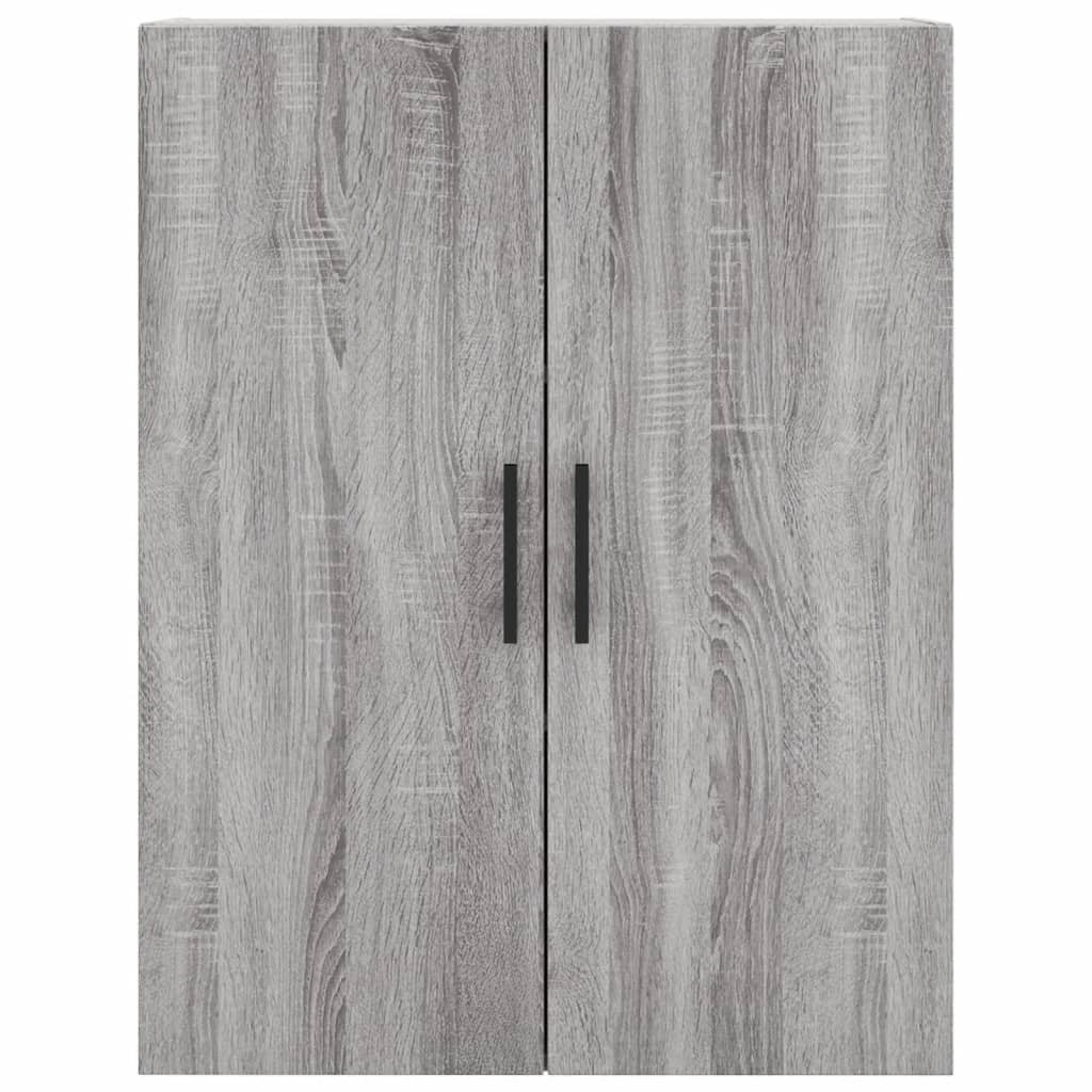 vidaXL Buffet haut Sonoma gris 69,5x34x180 cm Bois d'ingénierie