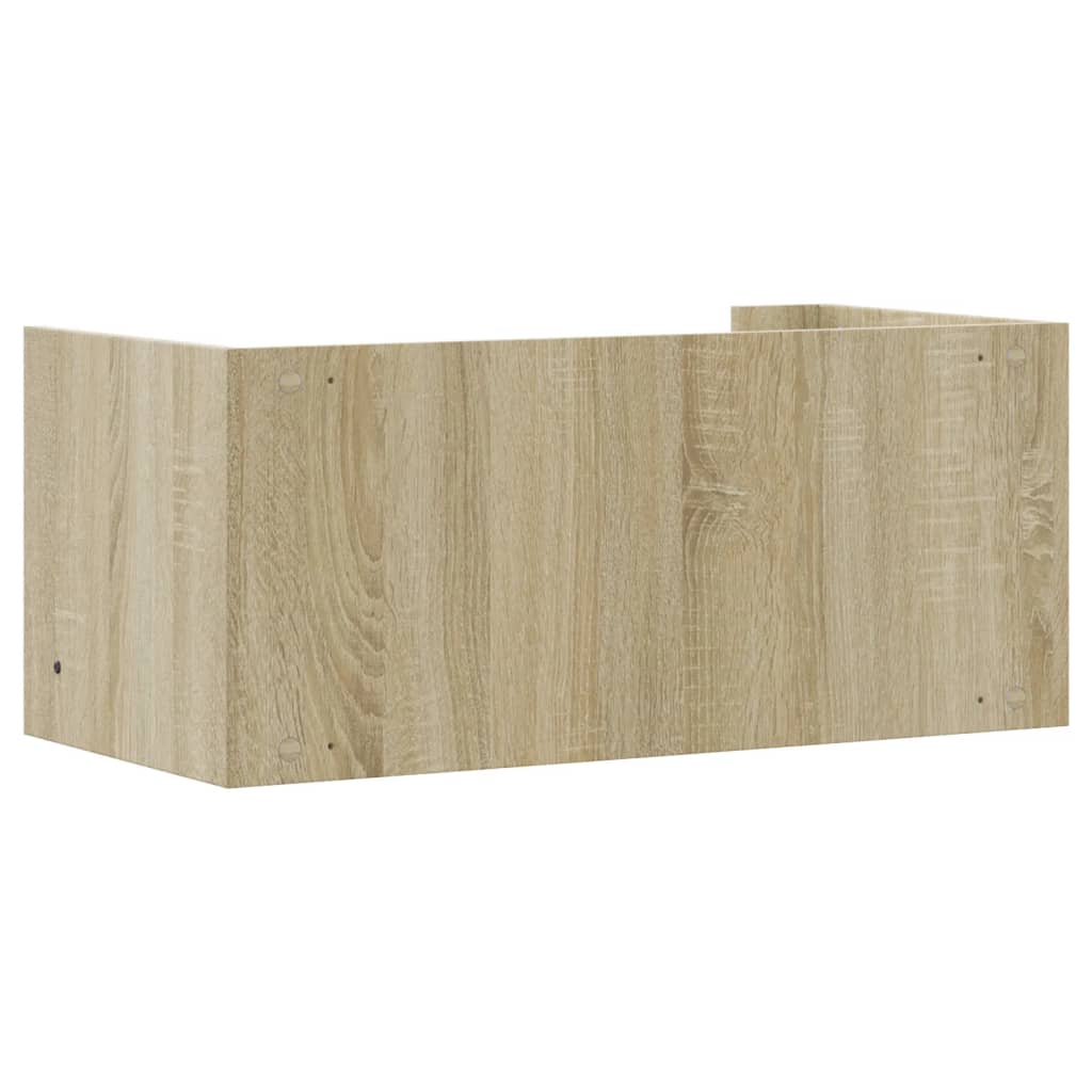 vidaXL Étagère murale chêne sonoma 70,5x35x30,5 cm bois d'ingénierie