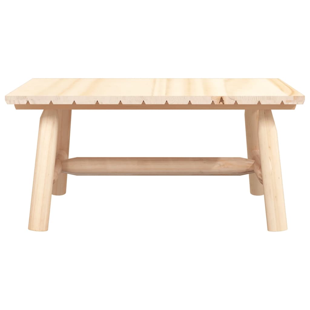 vidaXL Table basse 90x50x41 cm bois massif d'épicéa