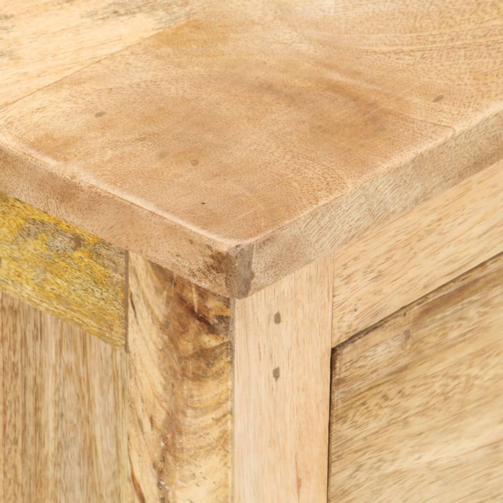 vidaXL Table de chevet 45x35x60 cm Bois de manguier massif