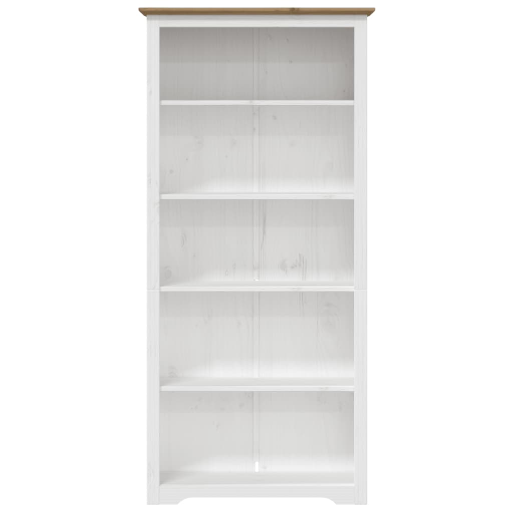 vidaXL Bibliothèque BODO marron 82x40x173 cm bois pin massif 5 niveaux