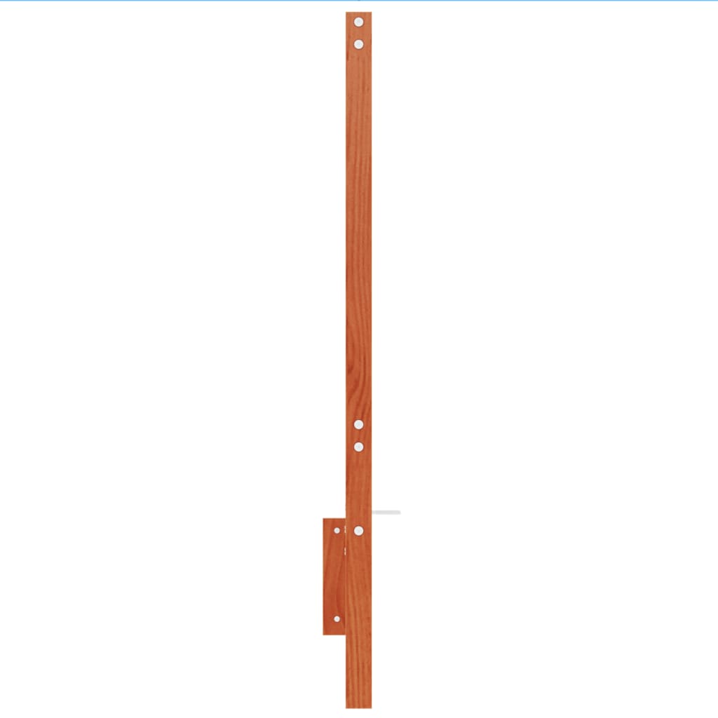 vidaXL Tête de lit cire marron 135 cm bois massif de pin