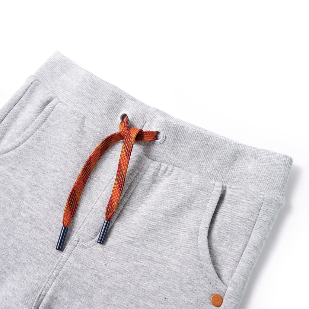 Pantalon de survêtement pour enfants gris mélangé 140