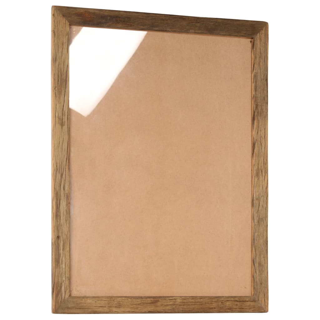 vidaXL Cadres photo 2 pcs 90x70cm Bois de récupération solide et verre