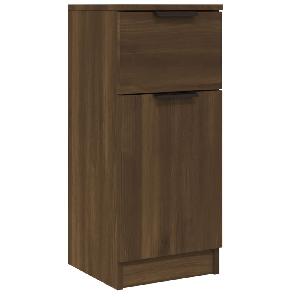 vidaXL Buffet Chêne marron 30x30x70 cm Bois d'ingénierie