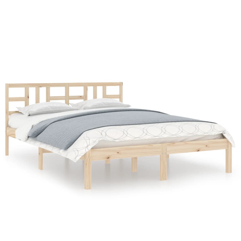 vidaXL Cadre de lit Bois massif 200x200 cm