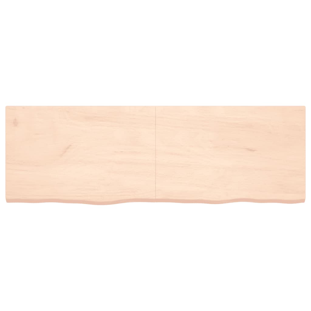 vidaXL Dessus de table 180x60x(2-4) cm bois de chêne massif non traité