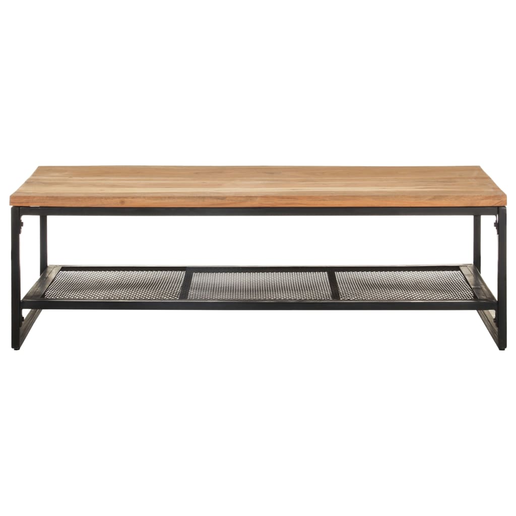 vidaXL Table basse 110x60x35 cm Bois d'acacia massif