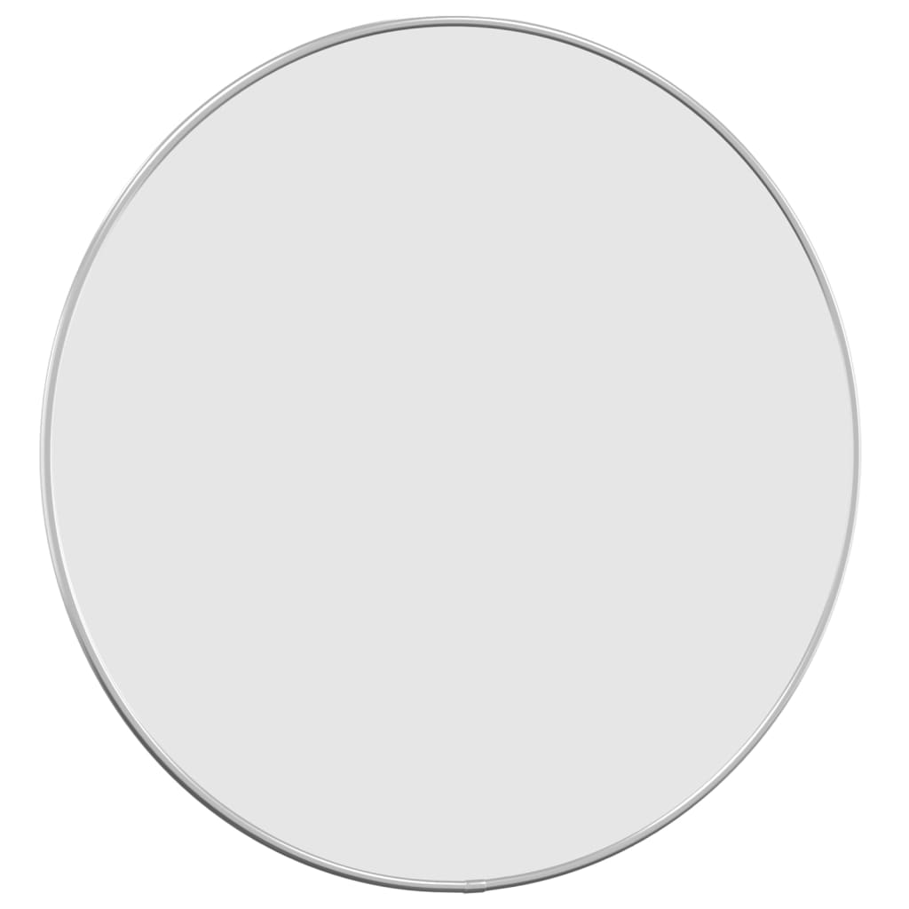 vidaXL Miroir mural Argenté Ø 50 cm Rond