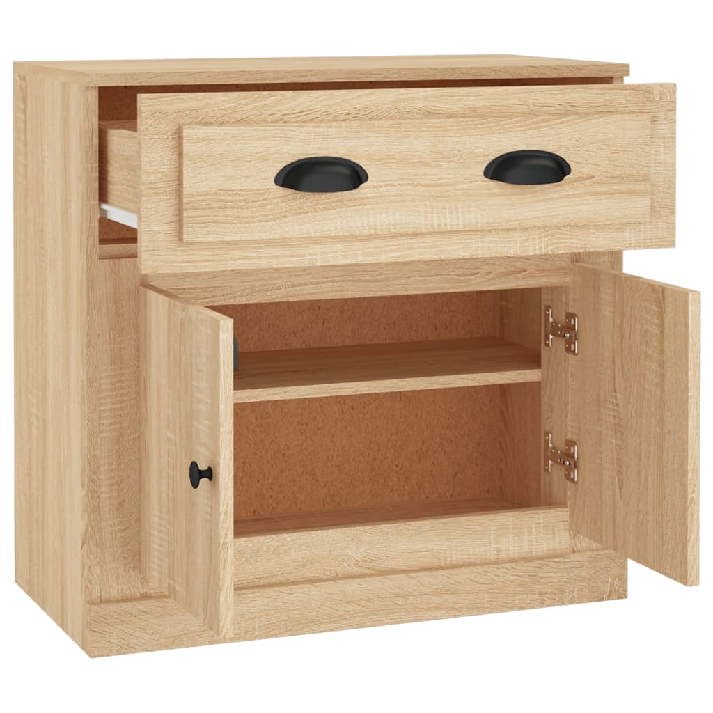 vidaXL Buffet chêne sonoma 70x35,5x67,5 cm bois d'ingénierie