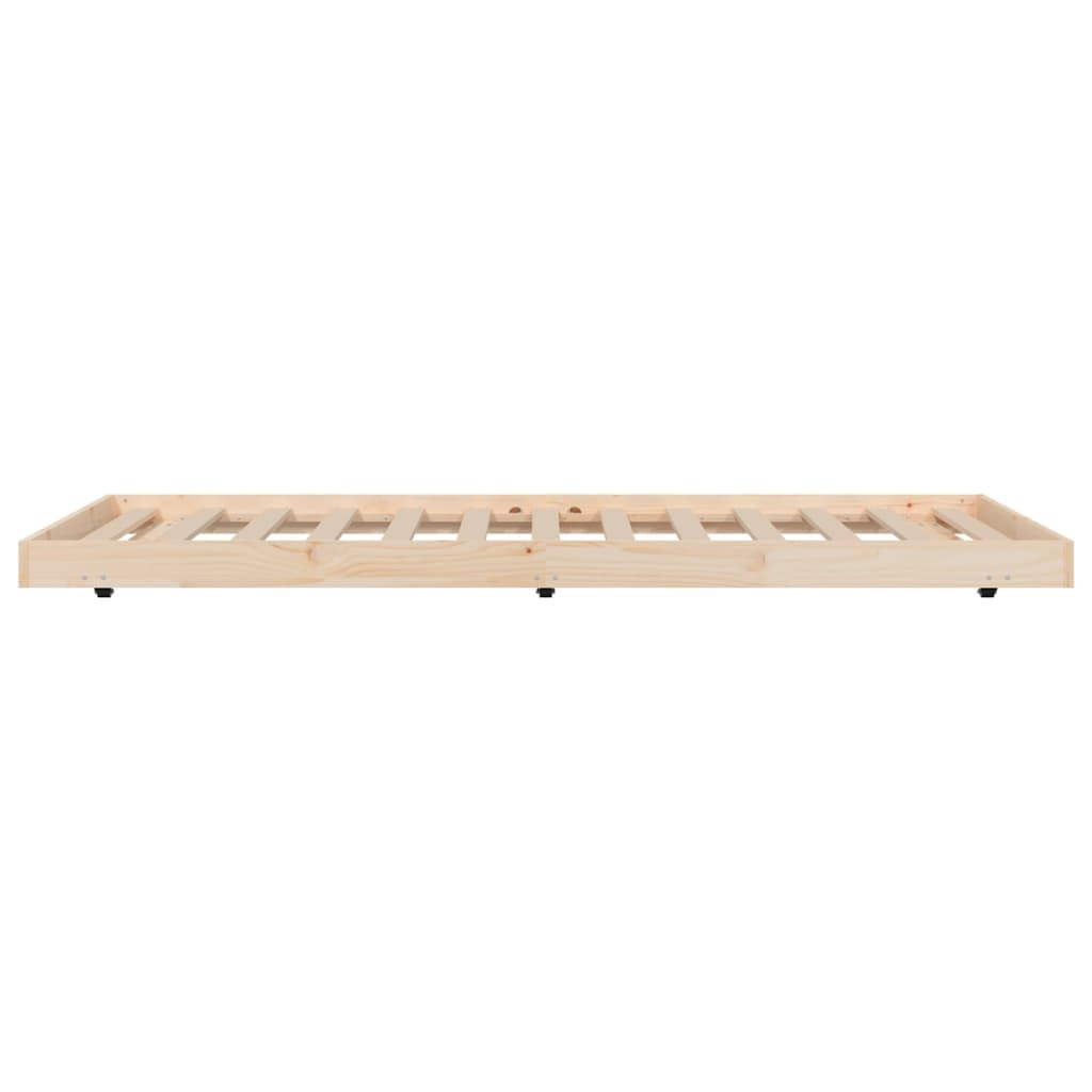 vidaXL Cadre de lit sans matelas 90x200 cm bois de pin massif