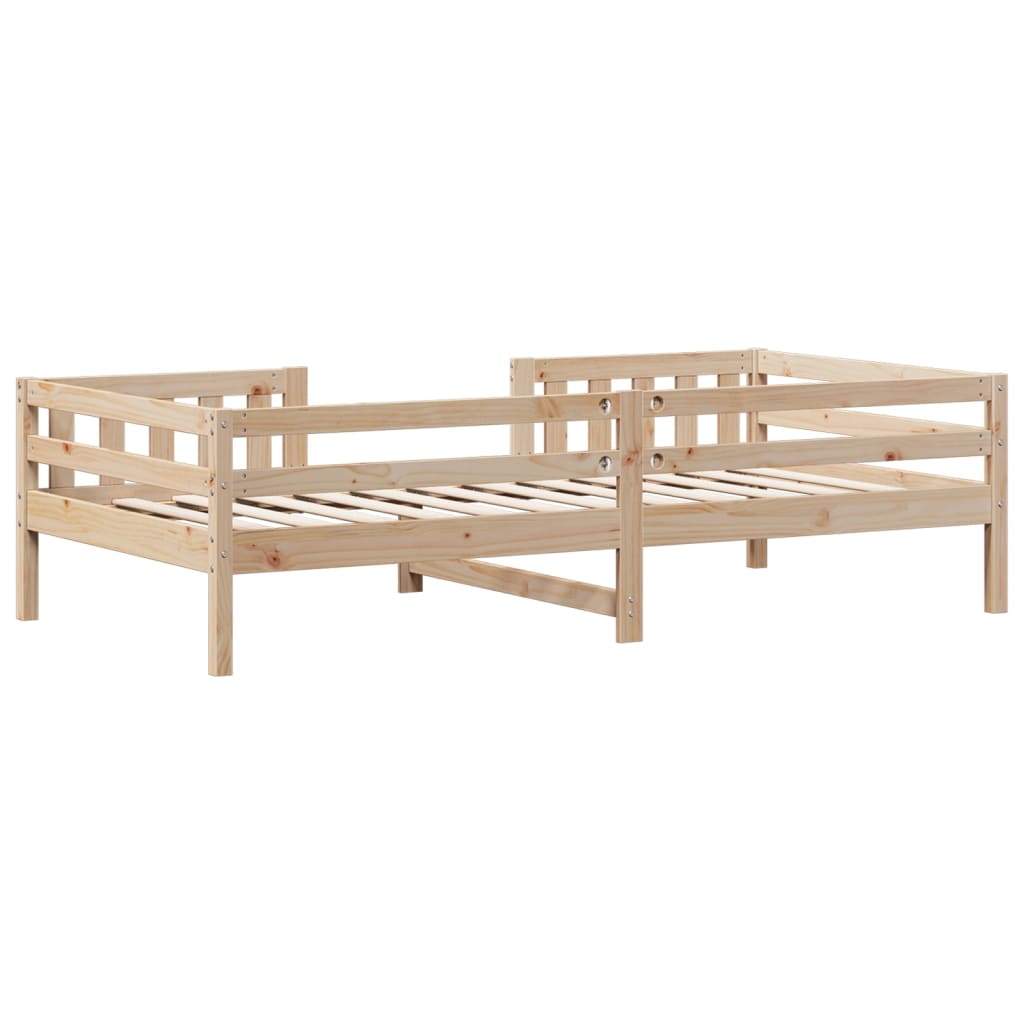 vidaXL Cadre de lit sans matelas 100x200 cm bois massif de pin