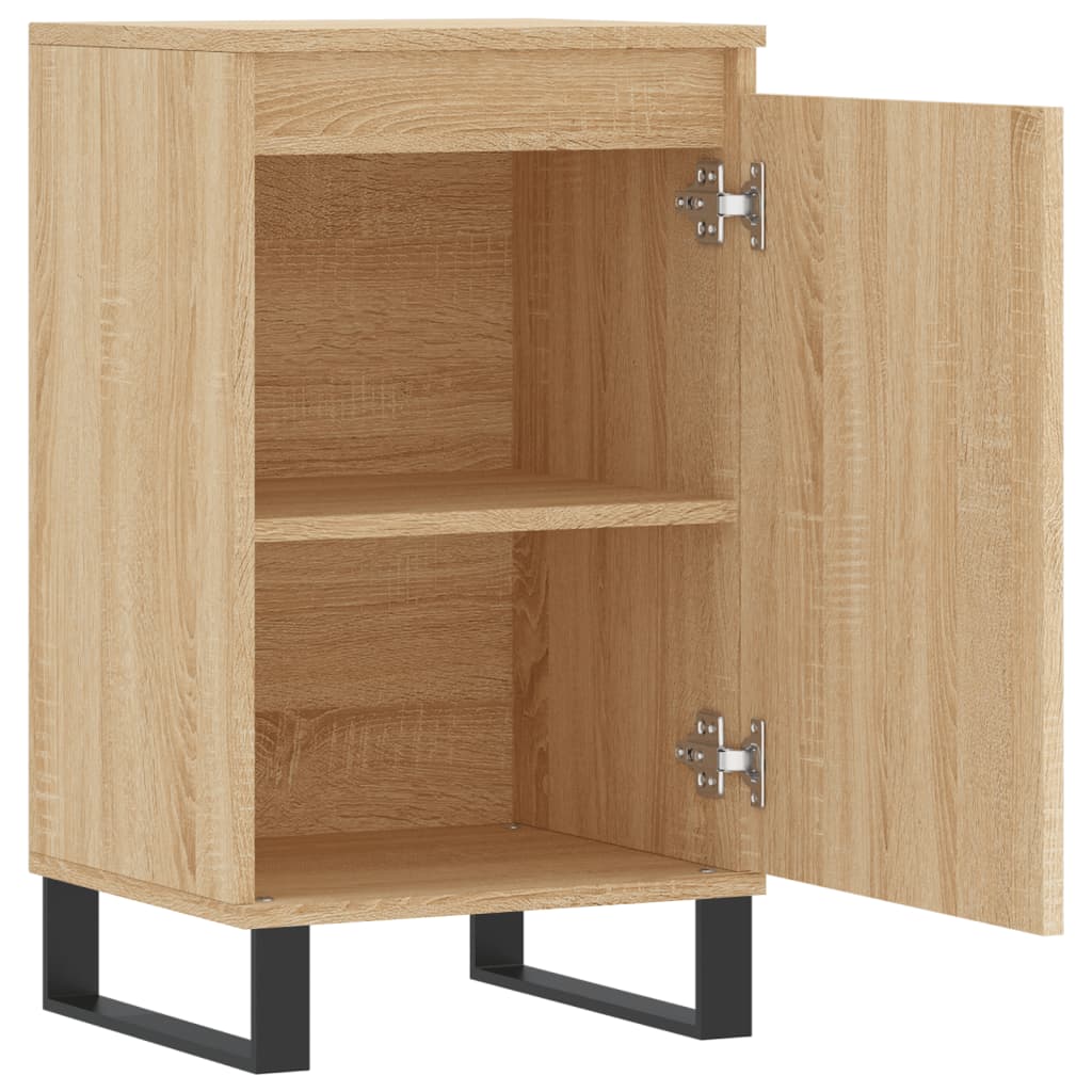 vidaXL Buffets 2 pcs chêne sonoma 40x35x70 cm bois d'ingénierie