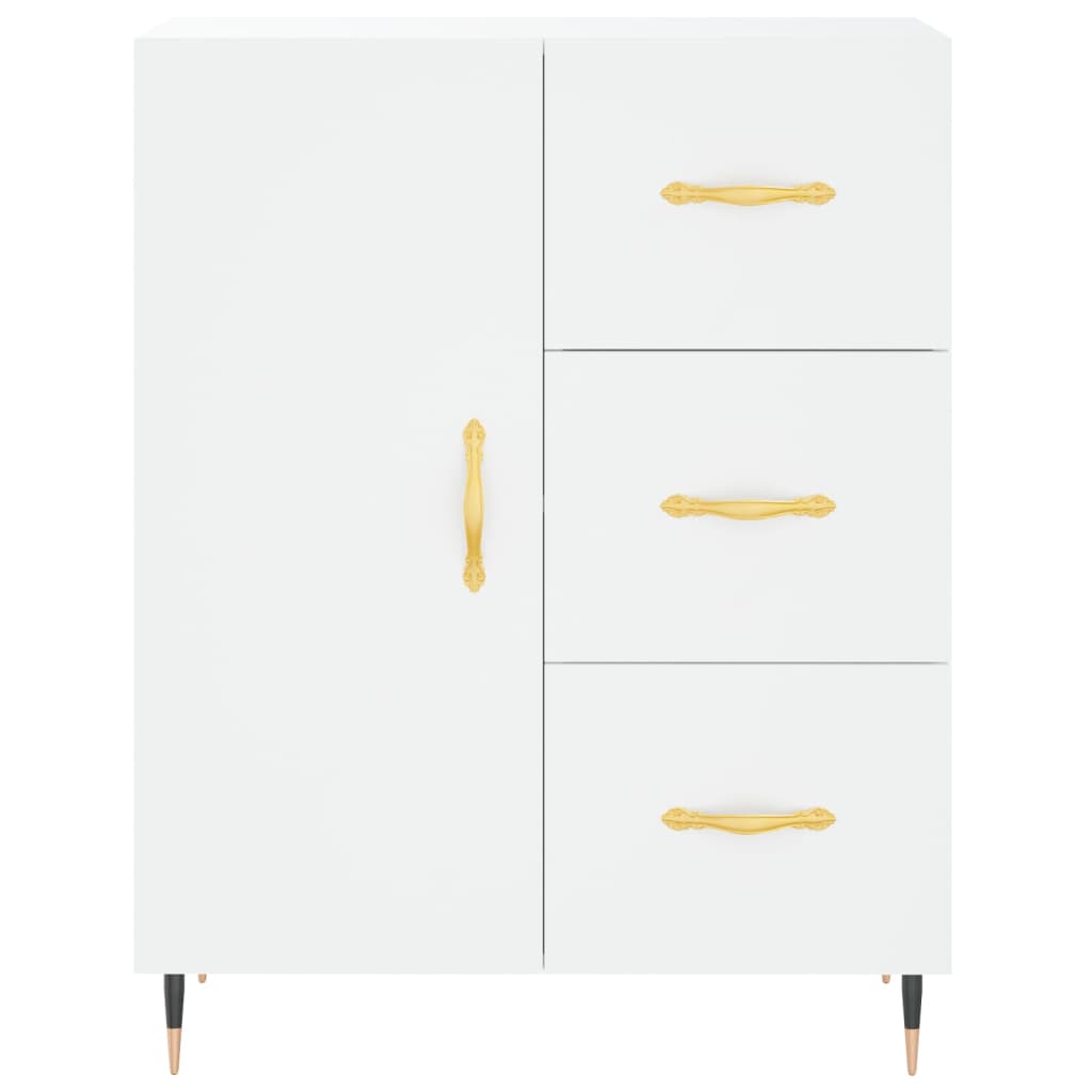 vidaXL Buffet blanc 69,5x34x90 cm bois d'ingénierie