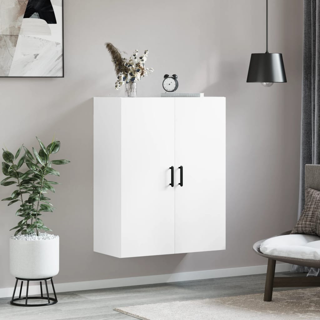 vidaXL Armoire murale blanc 69,5x34x90 cm