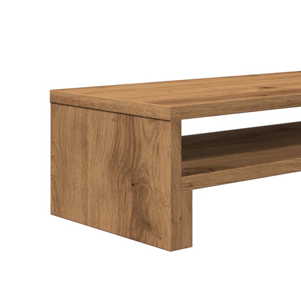 vidaXL Support de moniteur chêne artisanal 54x22x15 cm bois ingénierie