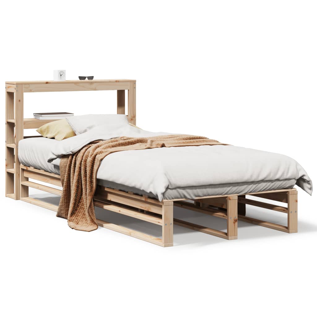 vidaXL Cadre de lit sans matelas 100x200 cm bois massif de pin