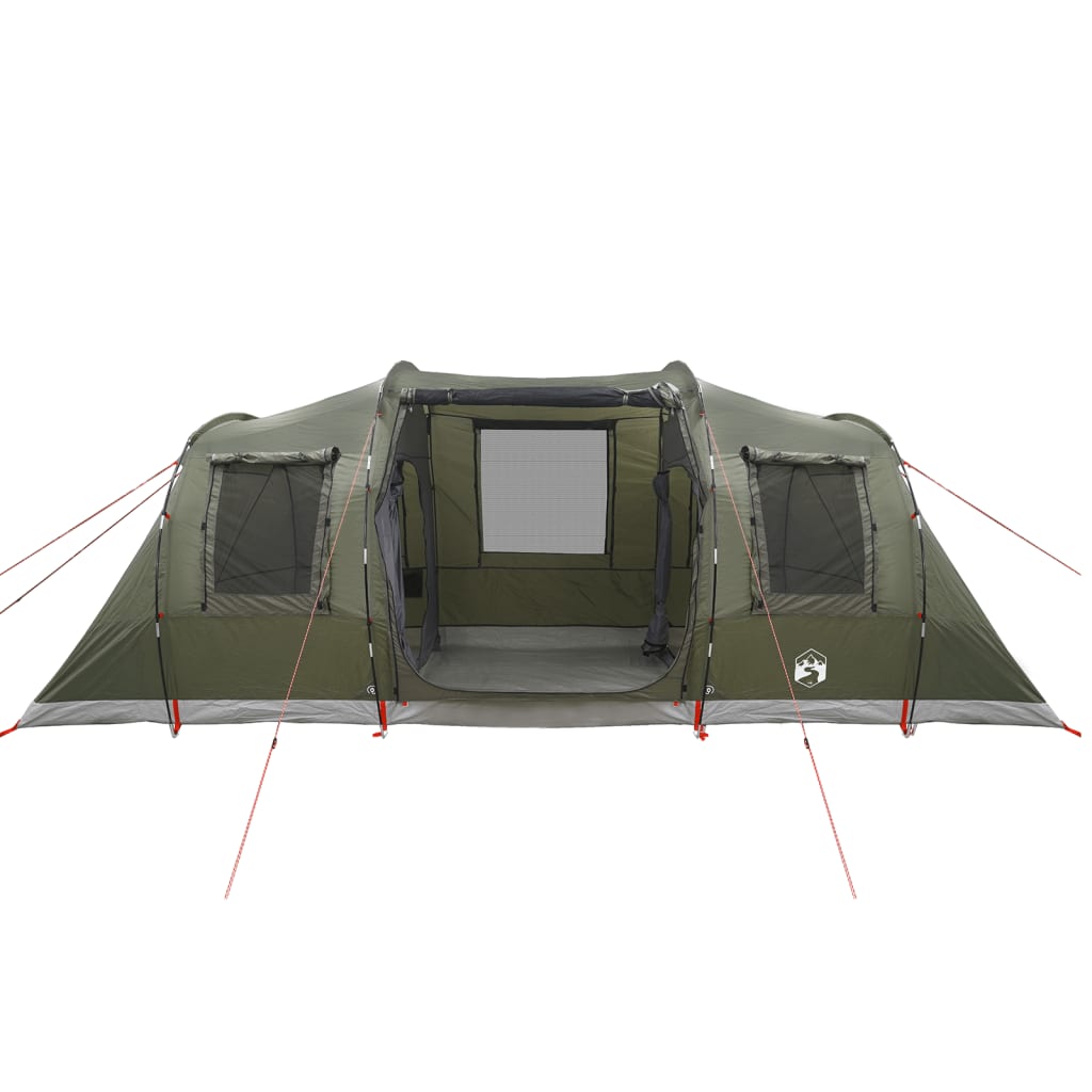 vidaXL Tente de camping tunnel 4 personnes vert olive imperméable