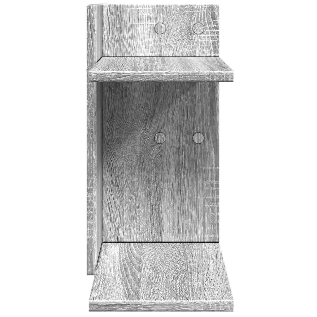 vidaXL Organisateur de bureau sonoma gris 42x21,5x42cm bois ingénierie