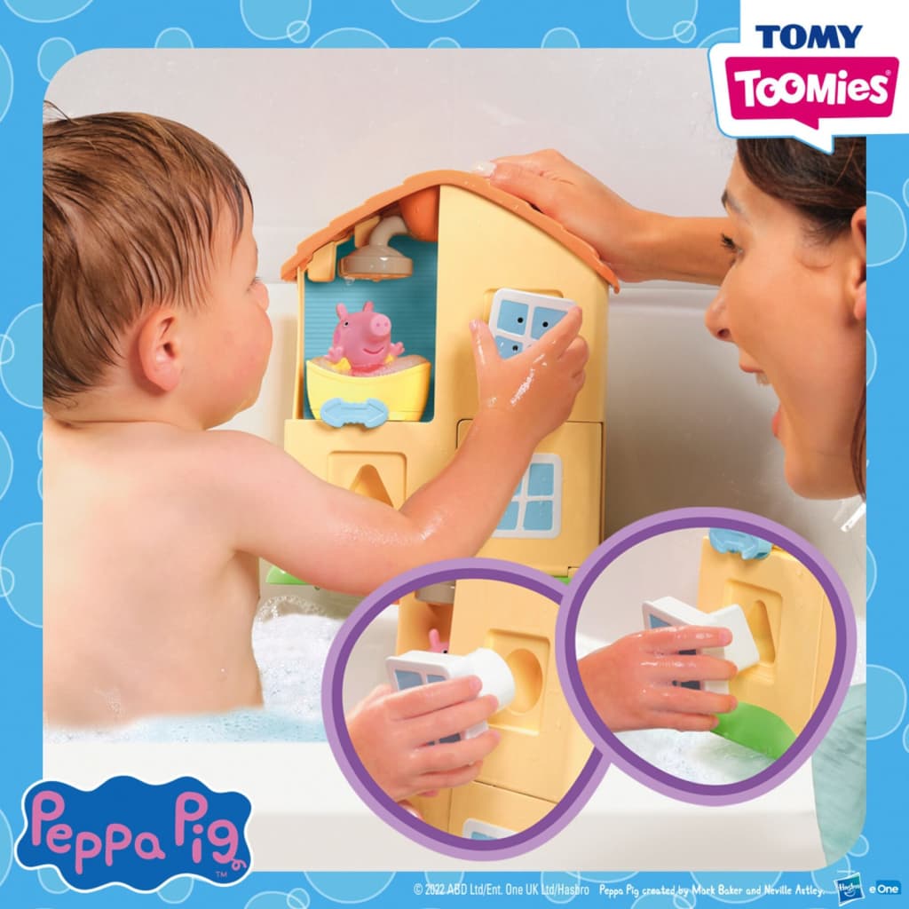 TOMY Ensemble de jouets de bain Peppa Pig