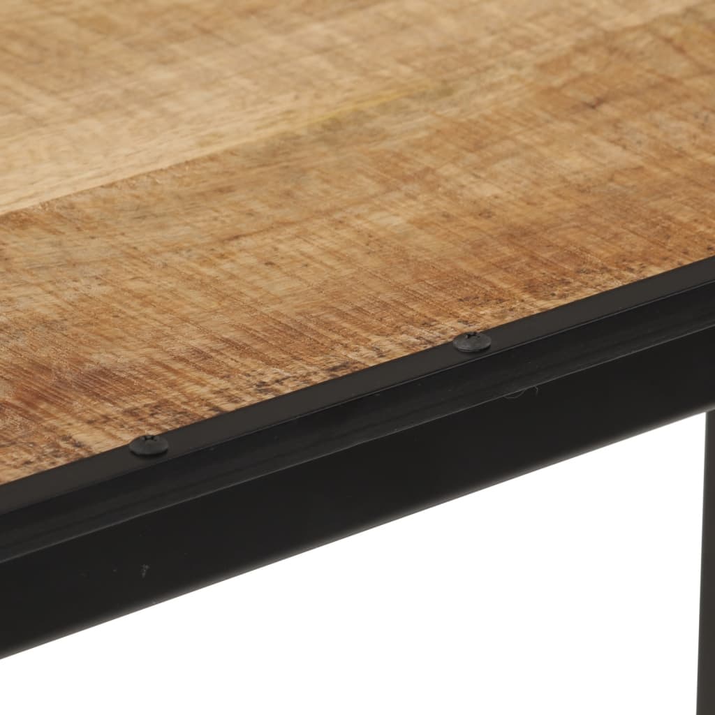 vidaXL Table de bar 110x55x107 cm bois de manguier massif brut
