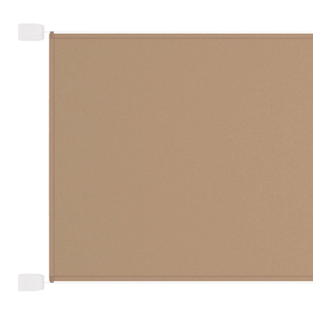 vidaXL Auvent vertical Taupe 250x360 cm Tissu oxford